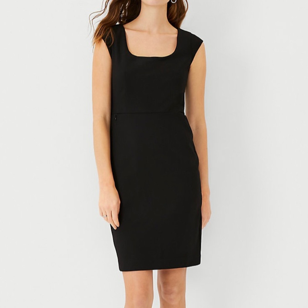 Classic Ann Taylor sheath dress. Simple, flattering, and professional.
